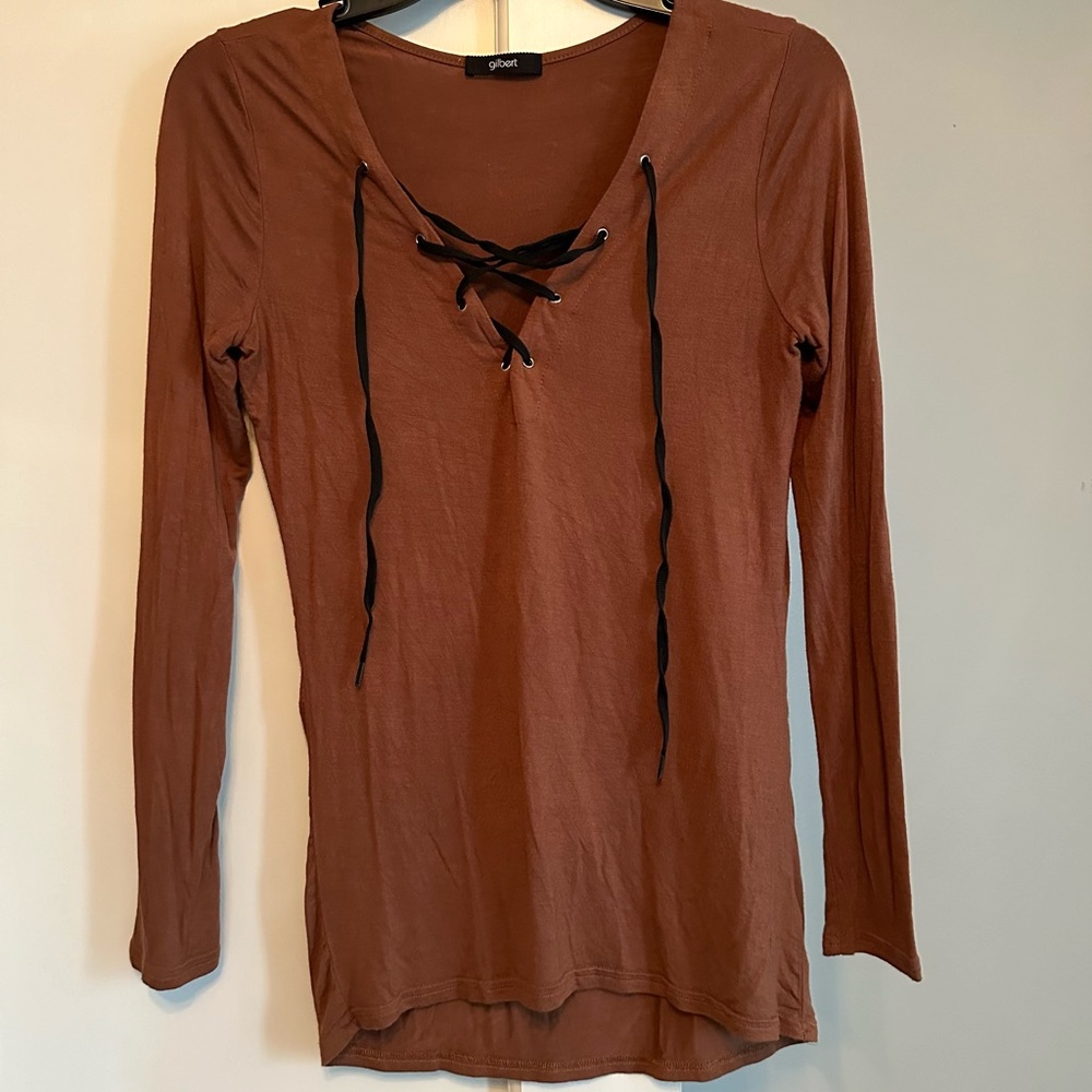 Sm Gilbert Tie Up Longsleeve